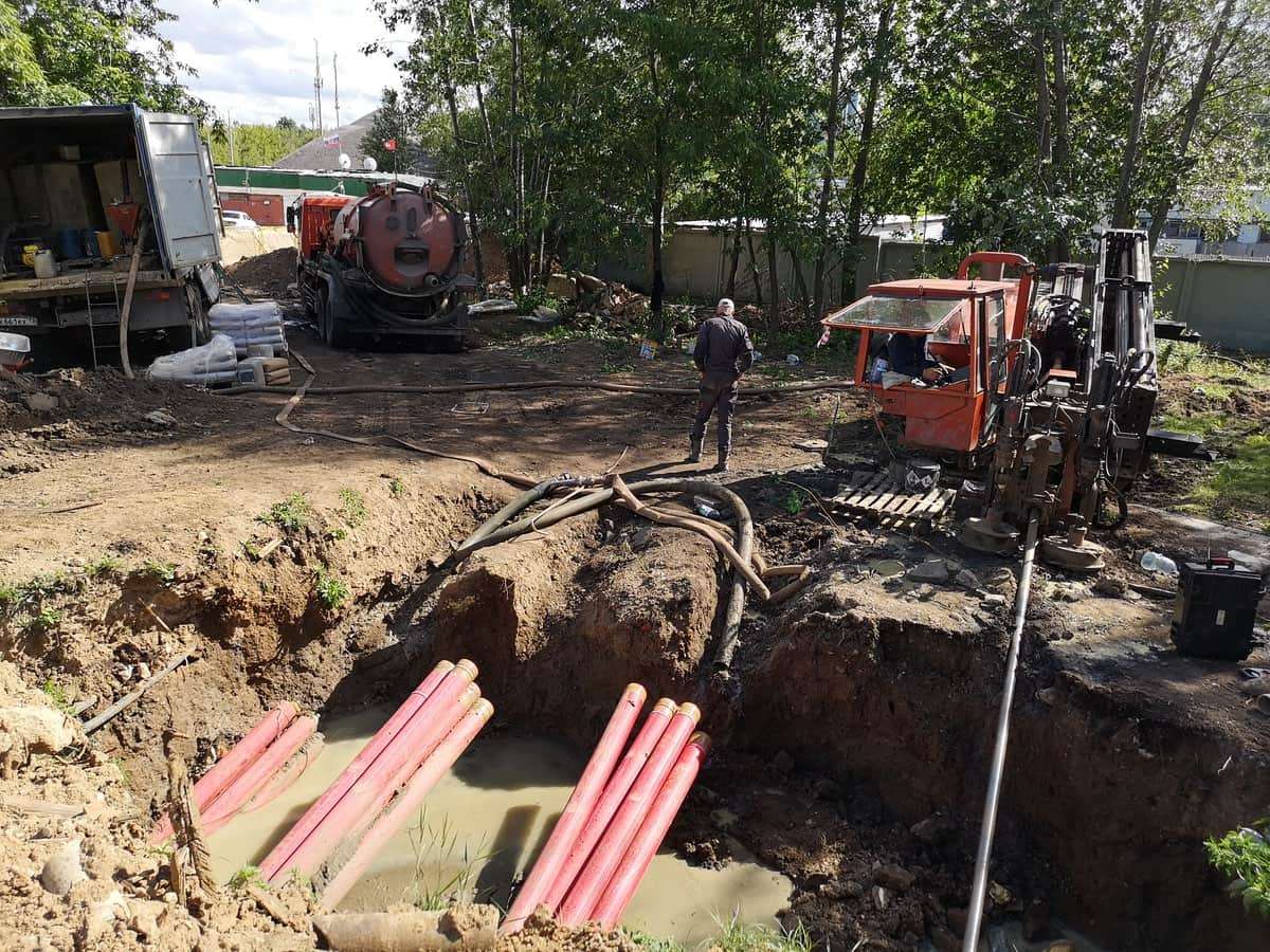 горизонтально направленное бурение, проколы в москве