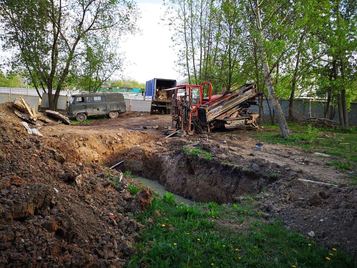 горизонтально направленное бурение, проколы в москве