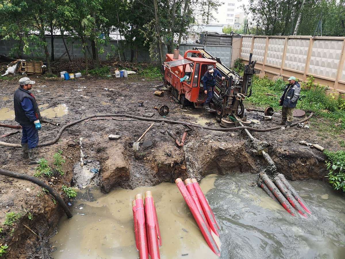 горизонтально направленное бурение, проколы в москве