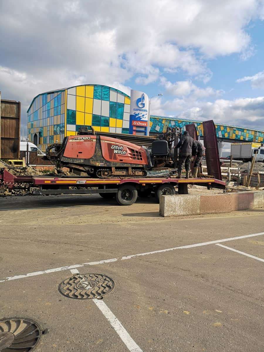 горизонтально направленное бурение, проколы под дорогой